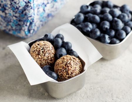 Blueberry Cocoa Balls