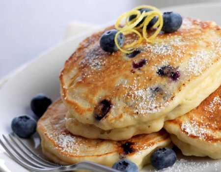 Luscious Blueberry Pancakes